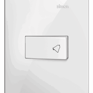 CONJUNTO 1 PULSADOR DE CAMPAINHA 10A 250V - BRANCO - SIMON 35
