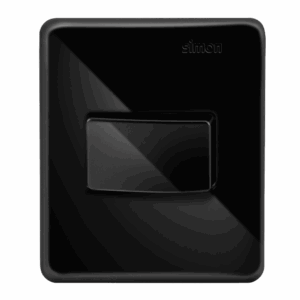 CONJUNTO DE SOBREPOR 1 INTERRUPTOR SIMPLES 10A 250V - NEGRO PIANO - SIMON 19