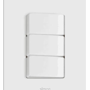 CONJUNTO 3 INTERRUPTORES PARALELOS 10A 250V - BRANCO - SIMON 20
