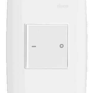 CONJUNTO INTERRUPTOR BIPOLAR 25A 250V DUPLO C/PLACA + SUPORTE - SIMON 30