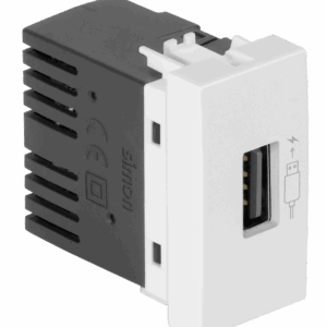 MÓDULO CARREGADOR USB 1.5A BIVOLT - LINHA S30/S35 - BRANCO - SIMON 30/35