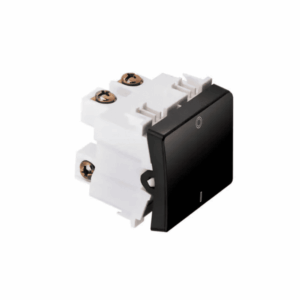 MÓDULO INTERRUPTOR BIPOLAR SIMPLES 25A 250V DUPLO - GRAFITE - SIMON 30/35