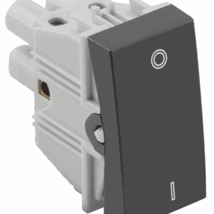 MÓDULO INTERRUPTOR BIPOLAR SIMPLES 10A 250V - GRAFITE FOSCO - SIMON 30/35