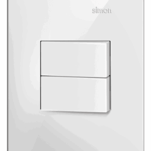 CONJUNTO 2 INTERRUPTORES SIMPLES 10A 250V - BRANCO - SIMON 35