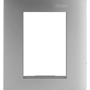 PLACA 4 x 2 - 3 POSTOS - ALUMÍNIO - SIMON 35