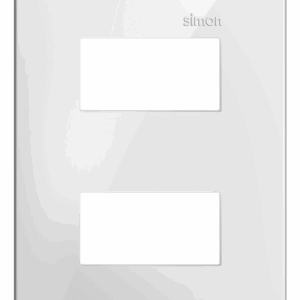 PLACA 4 x 2 - 2 POSTOS SEPARADOS - BRANCO - SIMON 35