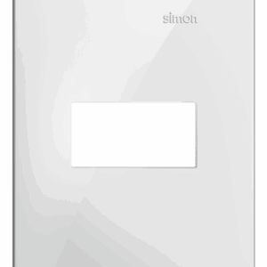 PLACA 4 x 2 - 1 POSTO - BRANCO - SIMON 35