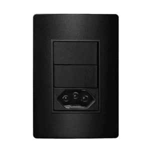 Int Simples + Int Paralelo +Tomada 2P+T 10A Revita Carbono