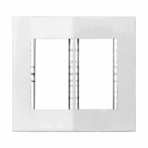 Placa 6 Modulos 4X4 + C/ Suporte Branco Iris