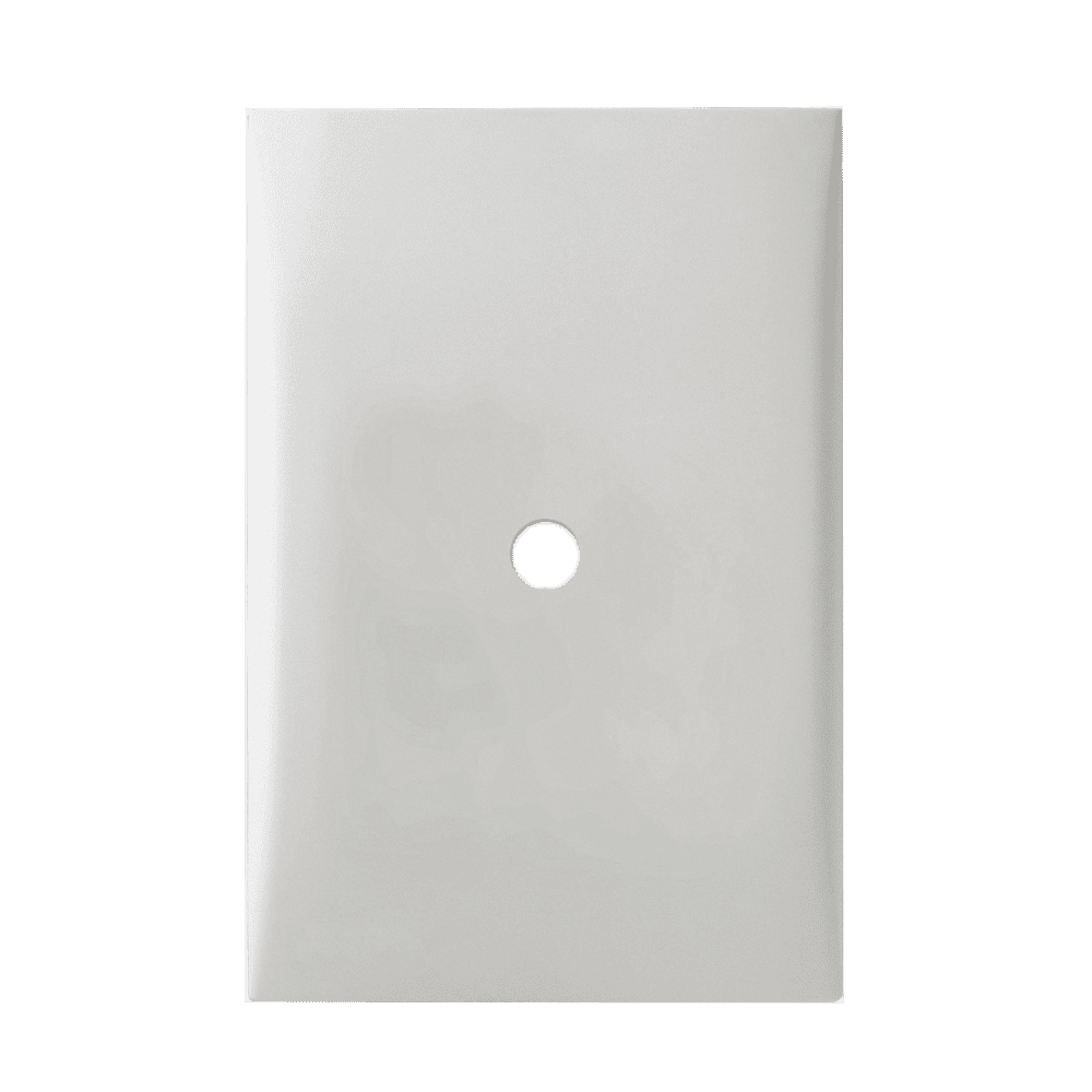 772121_1.png Placa C/ Furo 9,5Mm 4X2 + Suporte Branco Imperia - Imagem 1