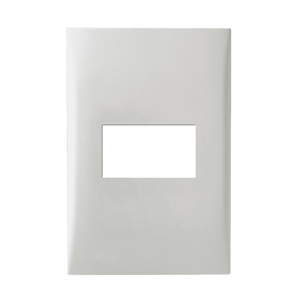 772161_1.png Placa 1 Modulo + Suporte 4x2 Branco Imperia - Imagem 1