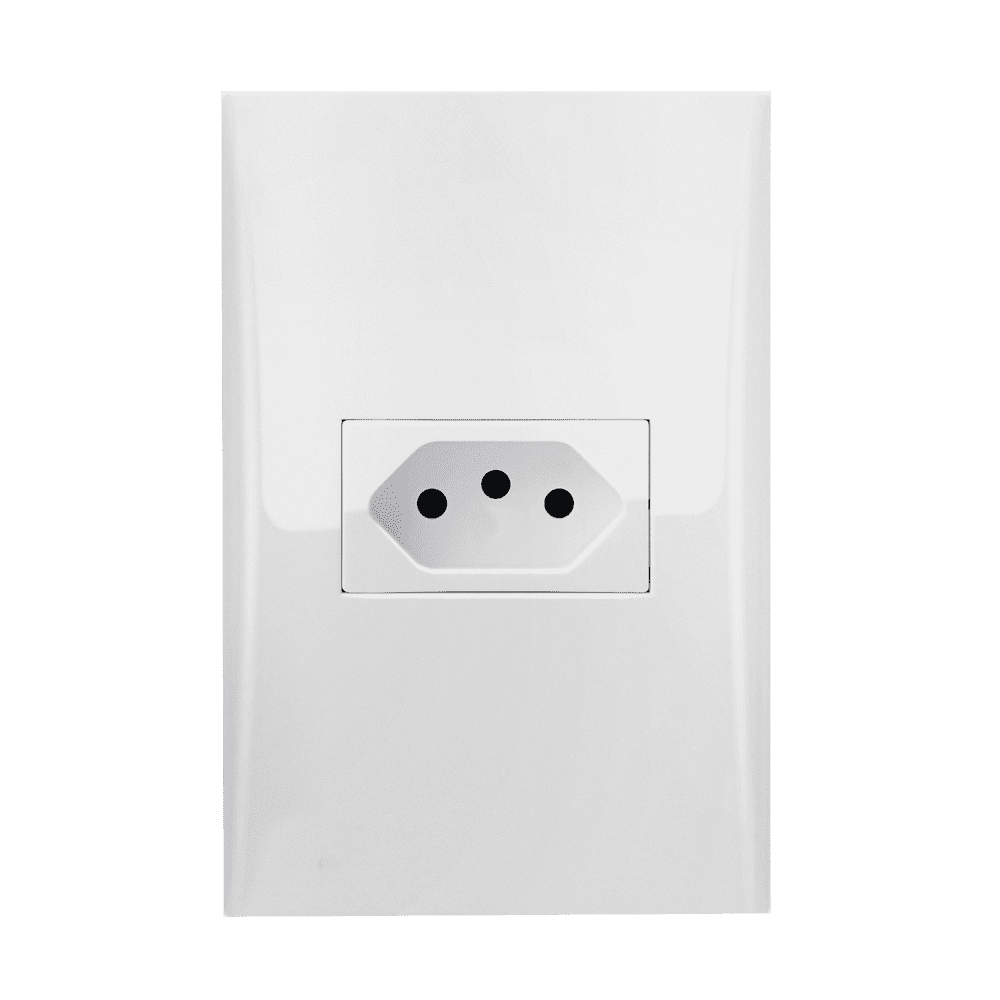 761421_1.png 761421 1 Tomada 2P+T Branco Imperia Brilho - Imagem 1