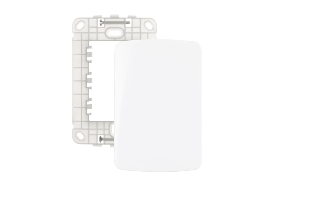 19432-CONJ-PLACA-4X2-CEGA-BR-COM-SUPORTE-B3.jpg Placa com Suporte Cega 4×2 Branca Linha B3 19432 - Imagem 1