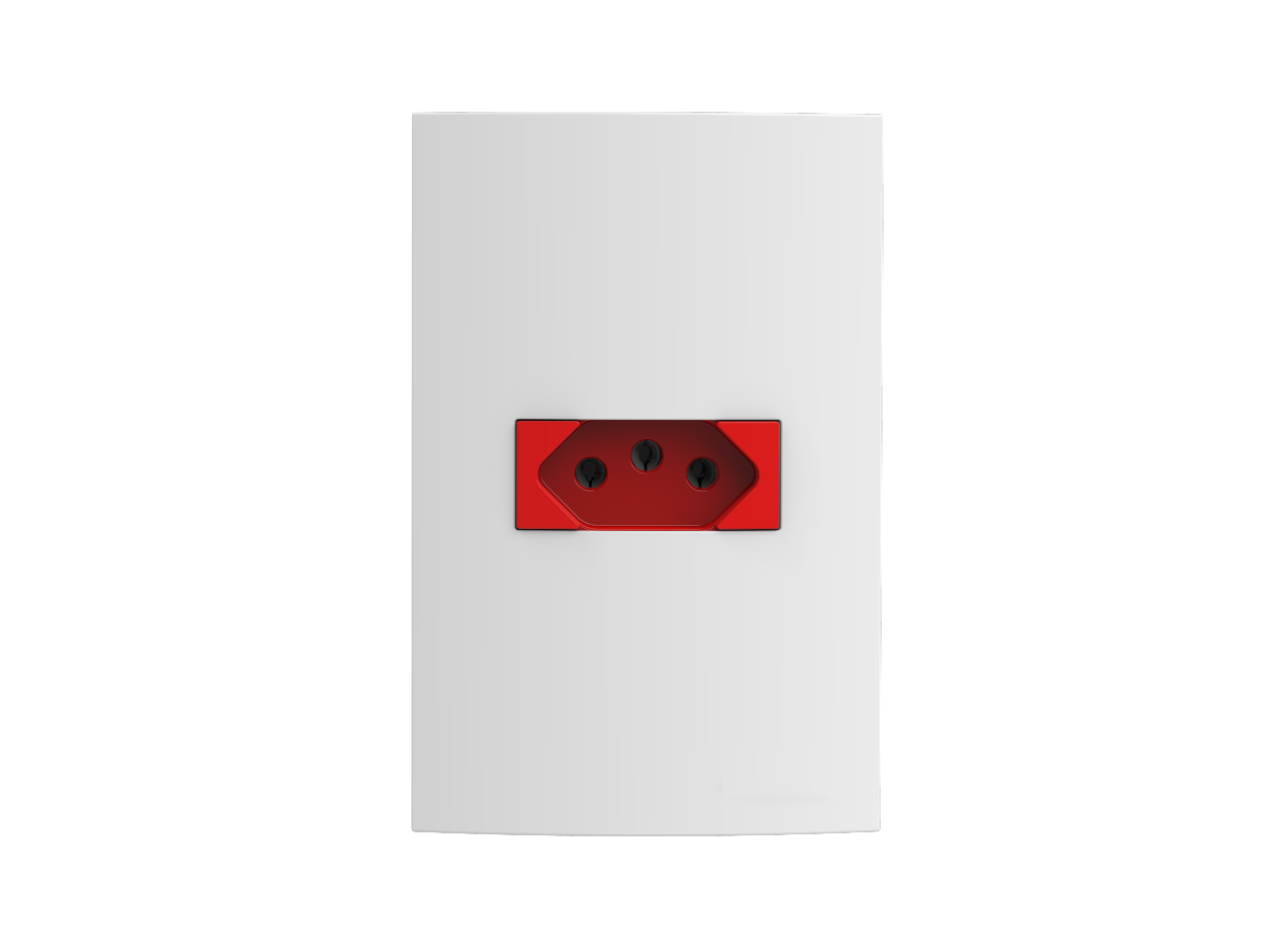 05039.0100.25.png Conjunto 1 Tomada 2P+T 20A 4x2 Vermelho Atria - Imagem 1