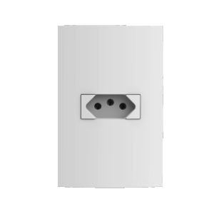 Conjunto 1 Tomada 2P+T 20A 4x2 Branco Atria