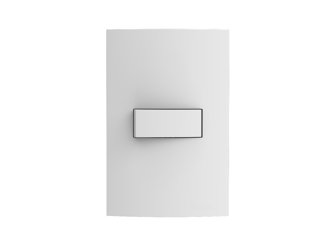 05039.0001.10.png Conjunto 1 Interruptor Simples 4x2 Branco Atria - Imagem 1