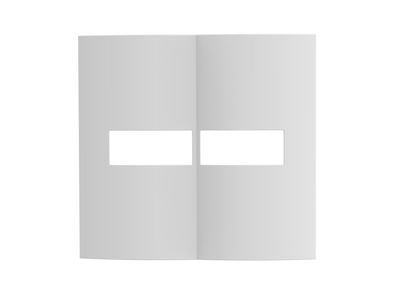 05039.0702.44.png Placa 1 Modulo + 1 Modulo 4X4 Branco Atria - Imagem 1