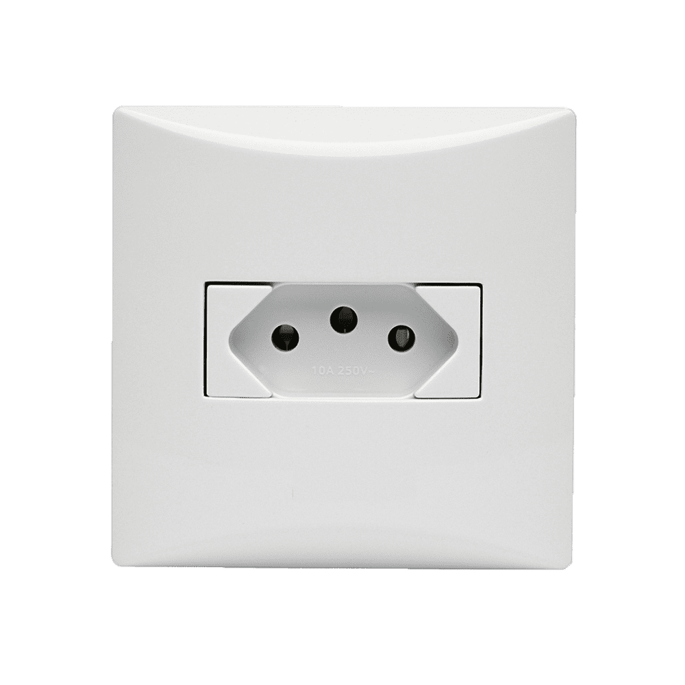 541411_1.png 541411 Conjunto 1 Tomada 2P+T 20A 250V~ Branco Sbrava Iriel - Imagem 1